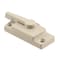 Prime-Line Sash Lock-Only, 2-1/16 in. Hole Center Spacing, For Vertical Sliding Windows, Diecast Zinc, Almond,  F 2747 - alternate 1